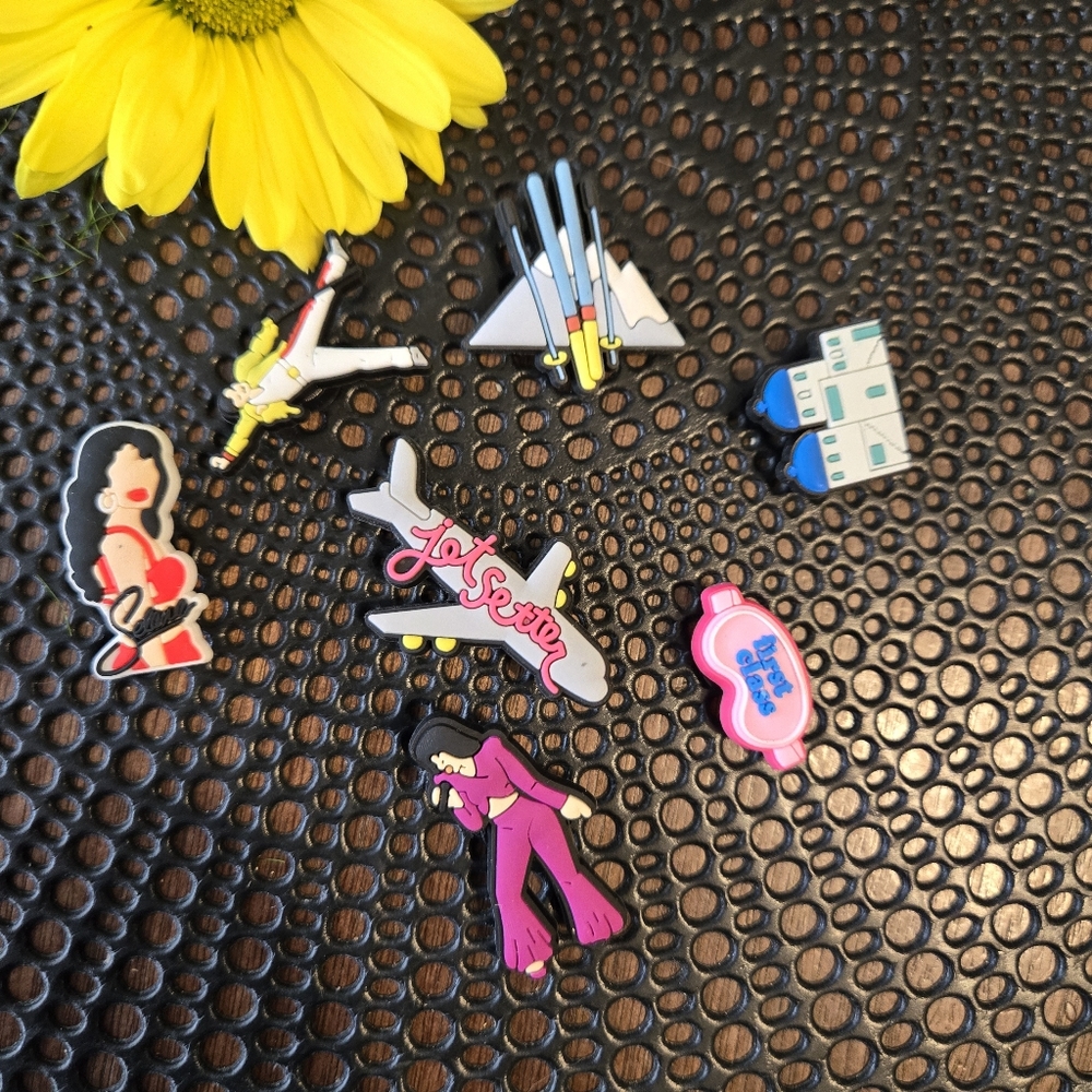 5 for $25 Croc Shoe Jibbitz Charms Girl Travel Lot Dancing Fun